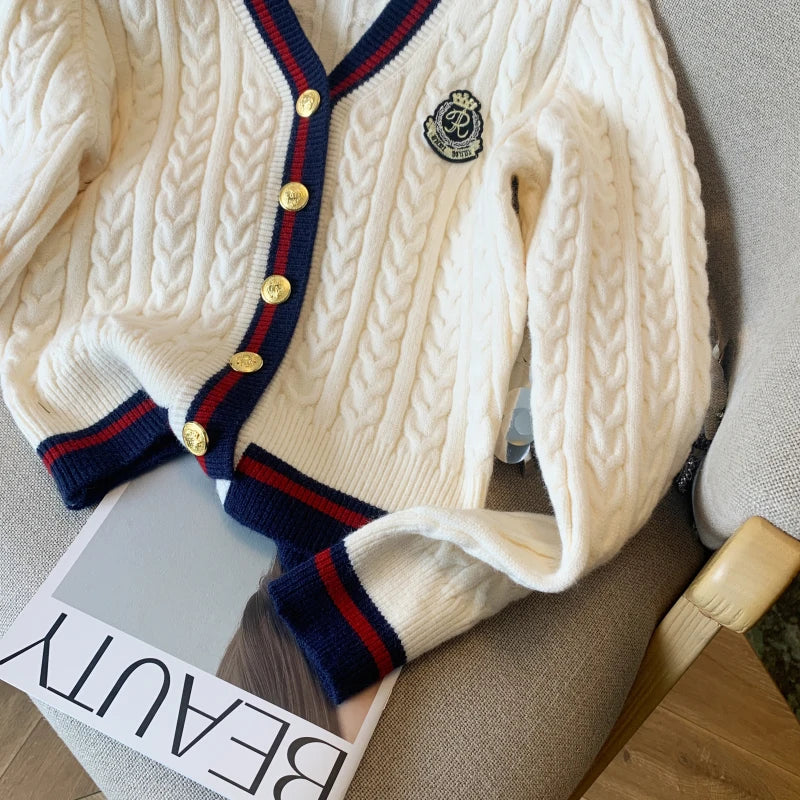 V-Neck Cashmere-Blend Pullover