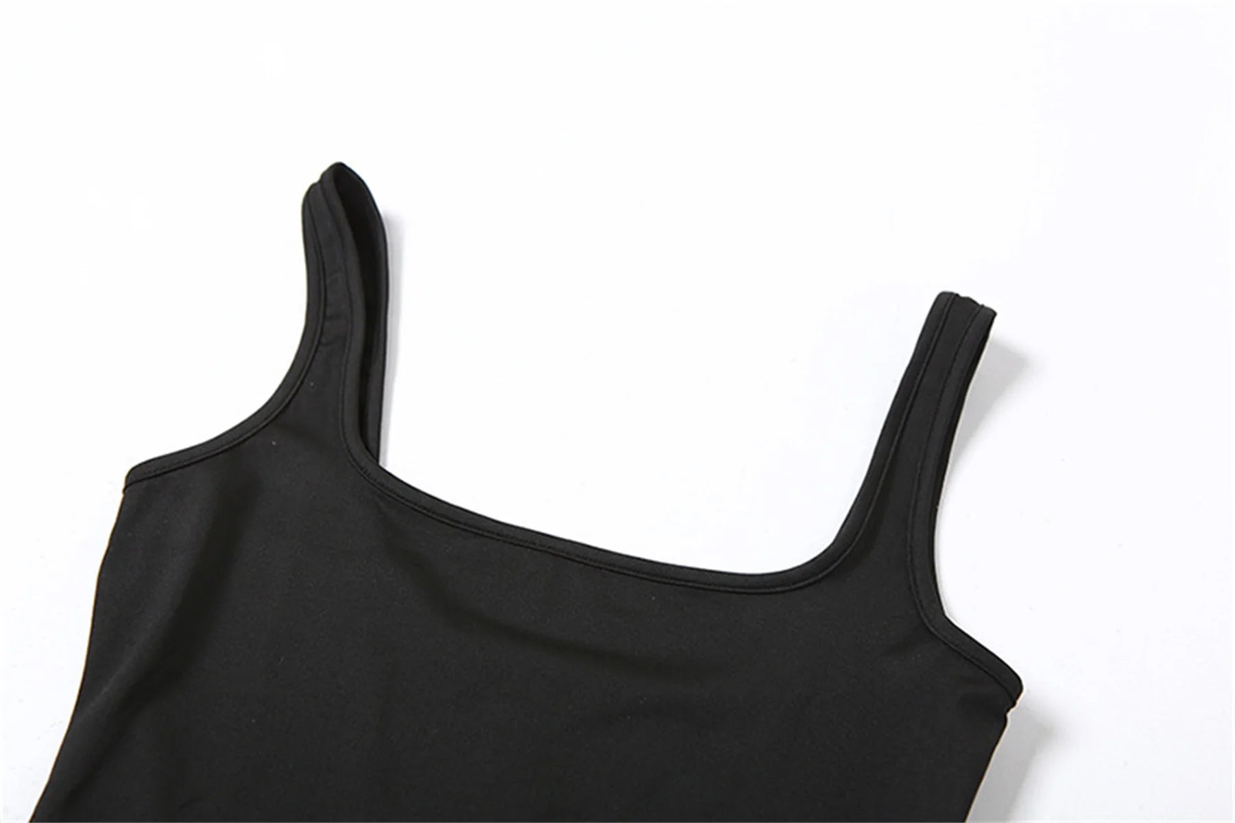 Women Sexy Square Neck Backless Tank Rompers Top Bodycon One Piece Halter Sleeveless Playsuit Yoga Fitness Sport Short Jumpsuits