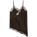 Satin Lace Backless Cami