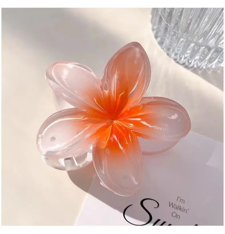 Floral Hair Claw Clip
