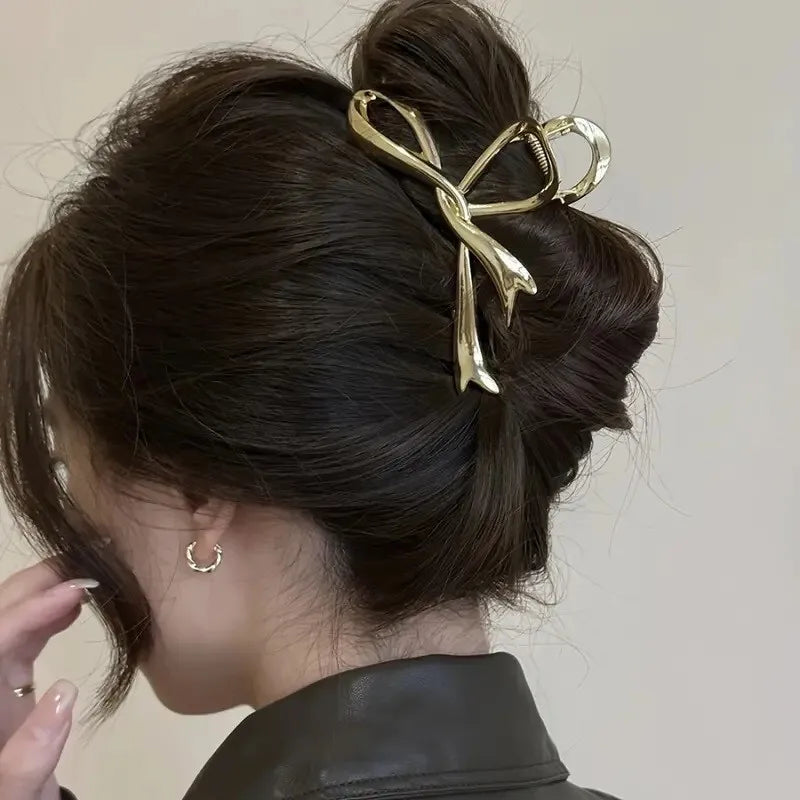 Geometric Metal Hair Claw