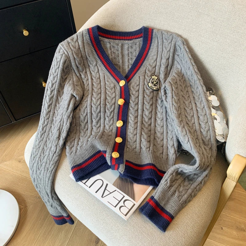 V-Neck Cashmere-Blend Pullover