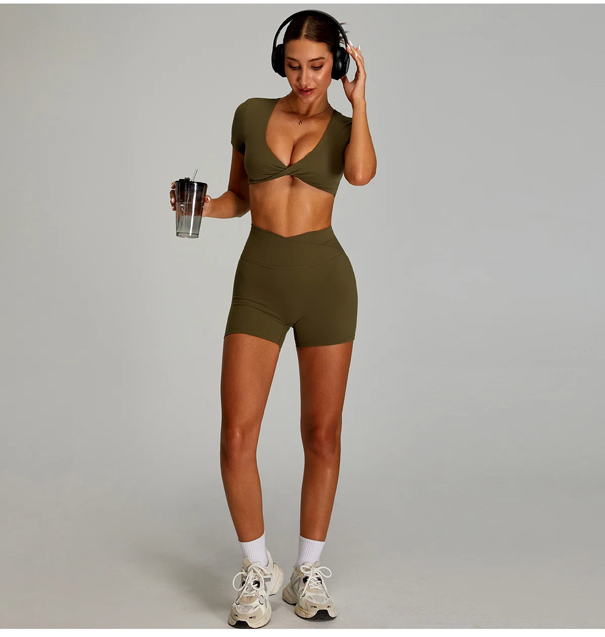 Open Back Crop Top