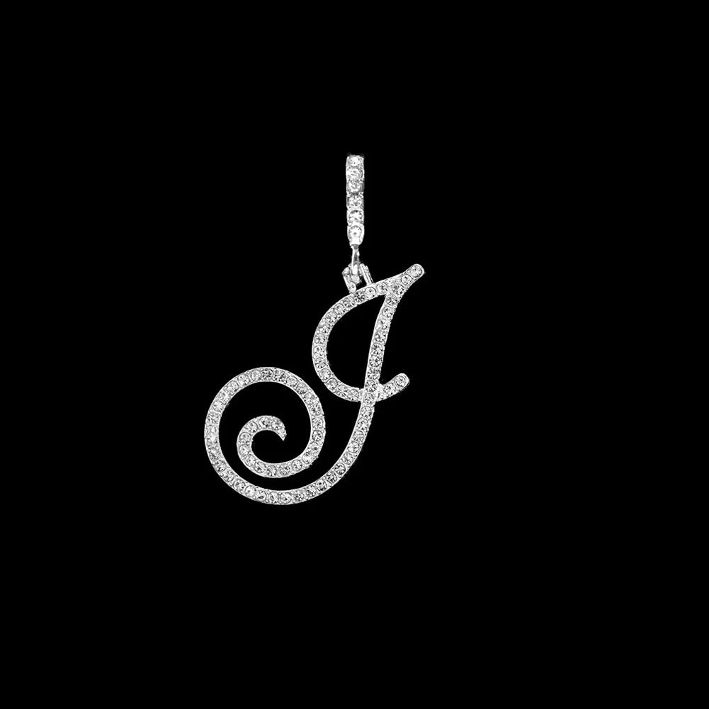 Crystal Initial Letter Necklace