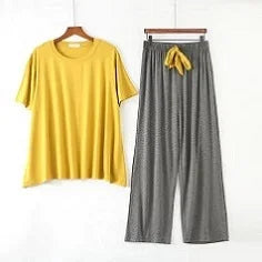 Crepe Cardigan Lounge Set