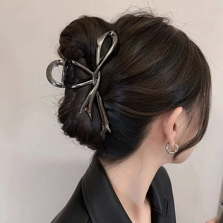 Geometric Metal Hair Claw