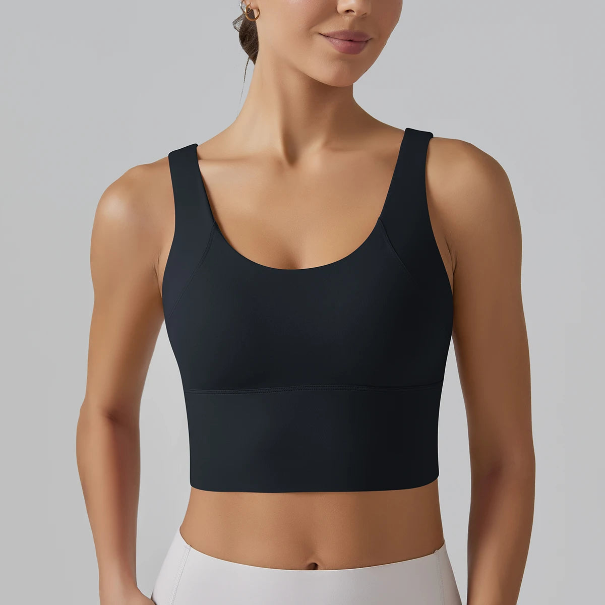 Hollow-Back Yoga Tank Bra