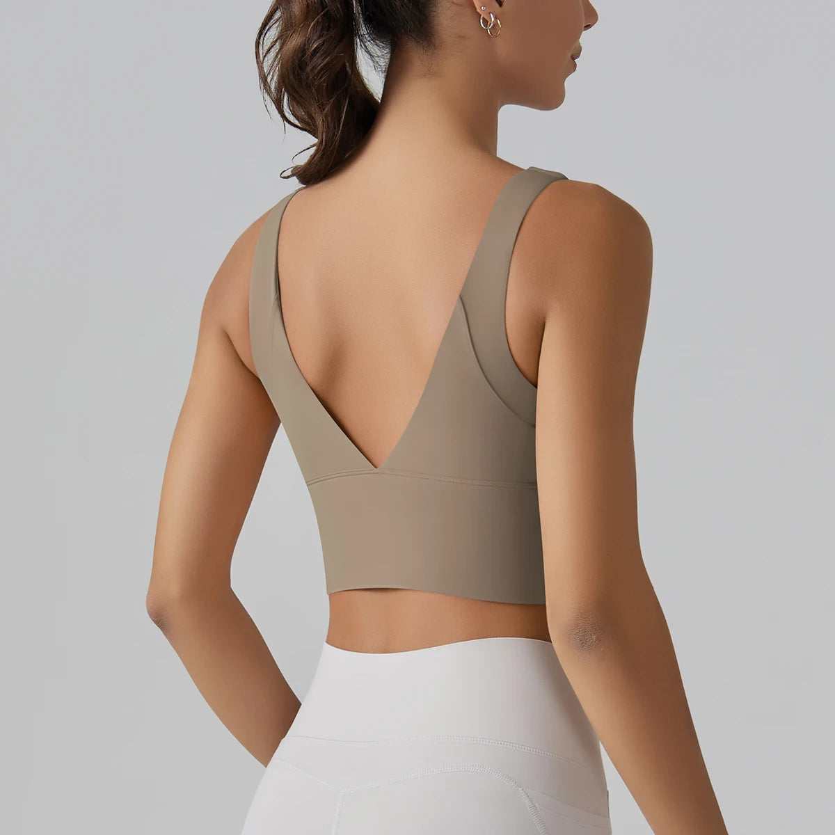 Yoga Bra Underwear Women Summer Shockproof Bra Beautiful Back Sports Running External Wear Training Fitness Yoga Tank Top Bra