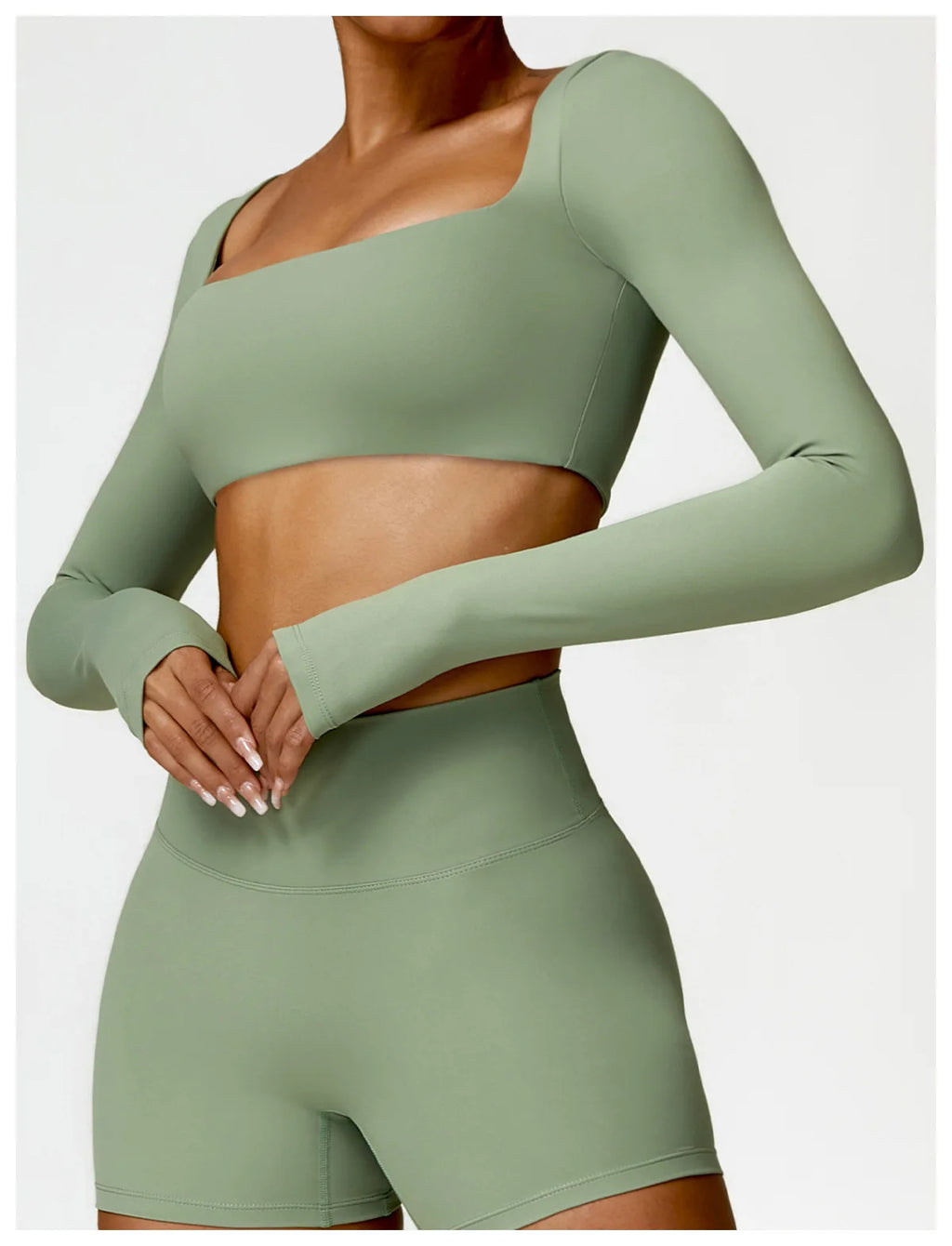 New Yoga Long sleeved Women's Outdoor Running Fitness Wear T-shirt Long sleeved Yoga Shirt Gym Push Up Workout Single Piece Top