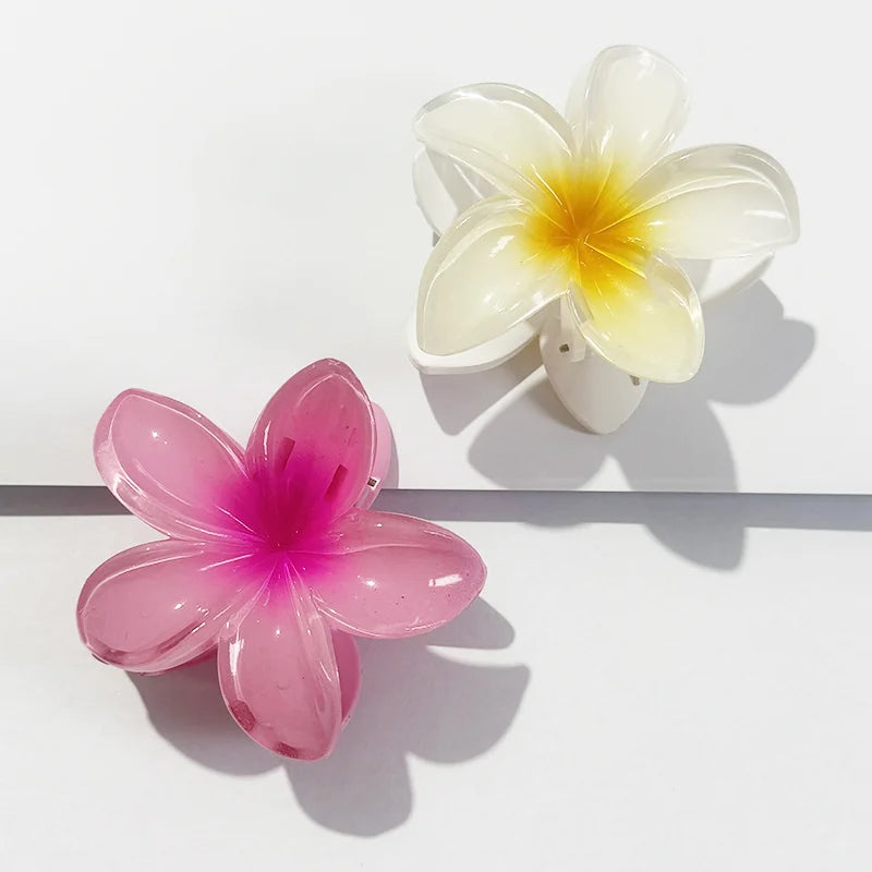 Floral Hair Claw Clip