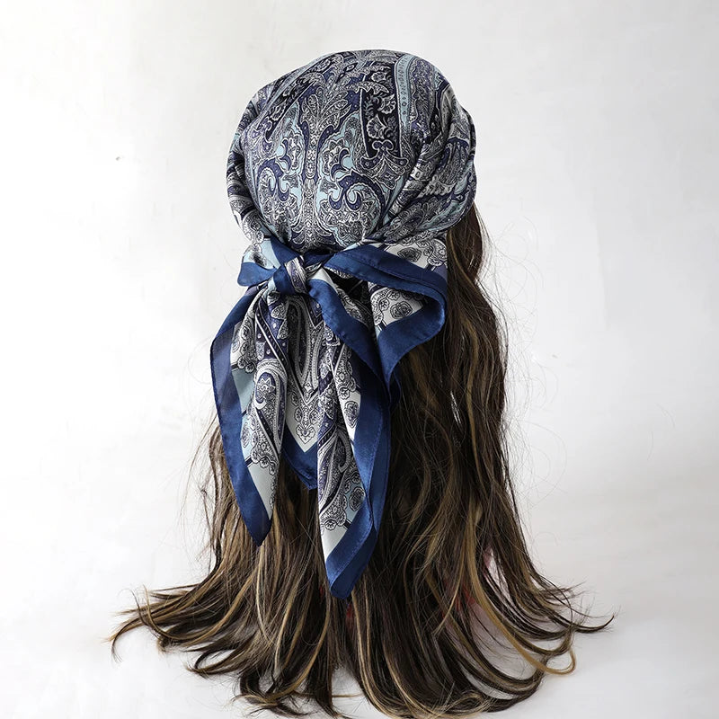 Bohemian Silk Square Scarf