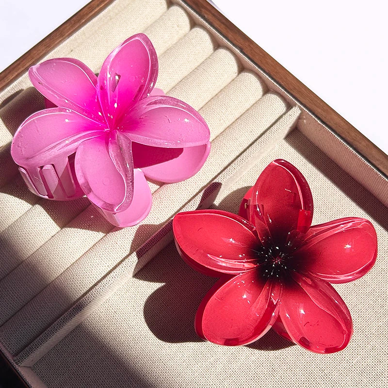 Flower Hair Claw Set