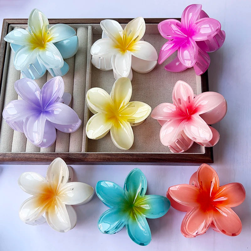 Flower Hair Claw Set