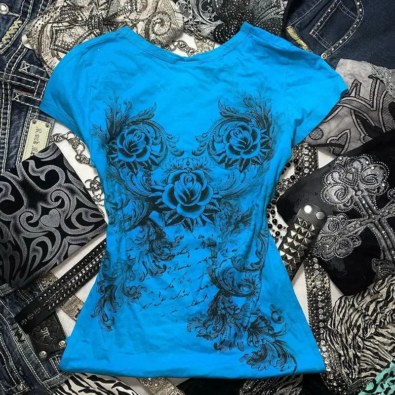 Floral Slim Top