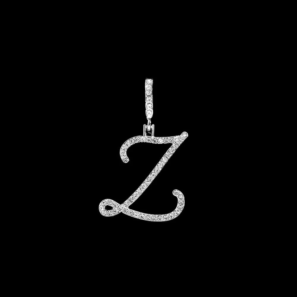 Crystal Initial Letter Necklace