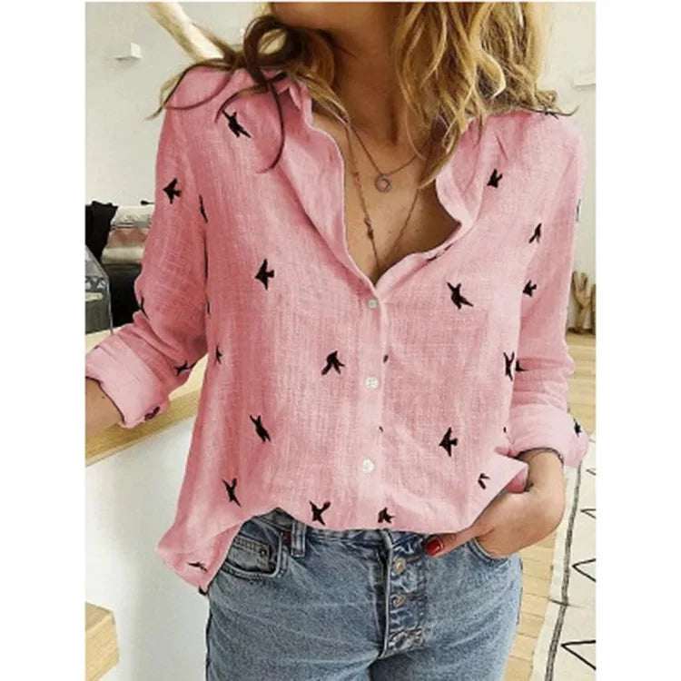Linen Oversized Blouse