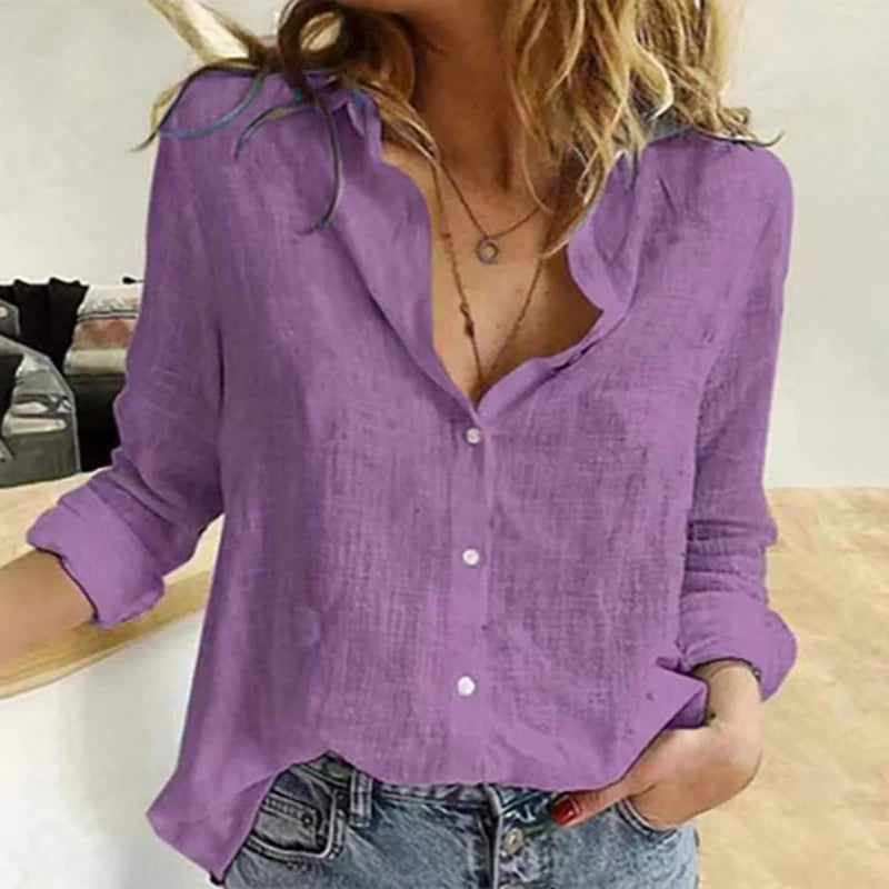 Linen Oversized Blouse
