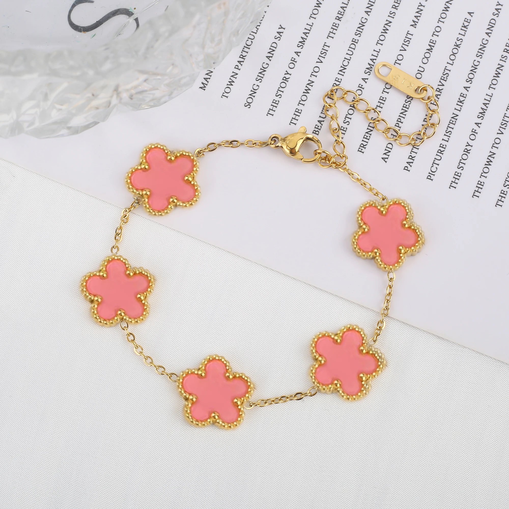 Five Petal Shell Bracelet