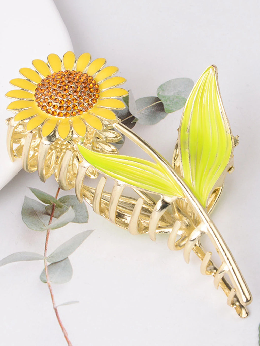 Sunflower Hair Claw