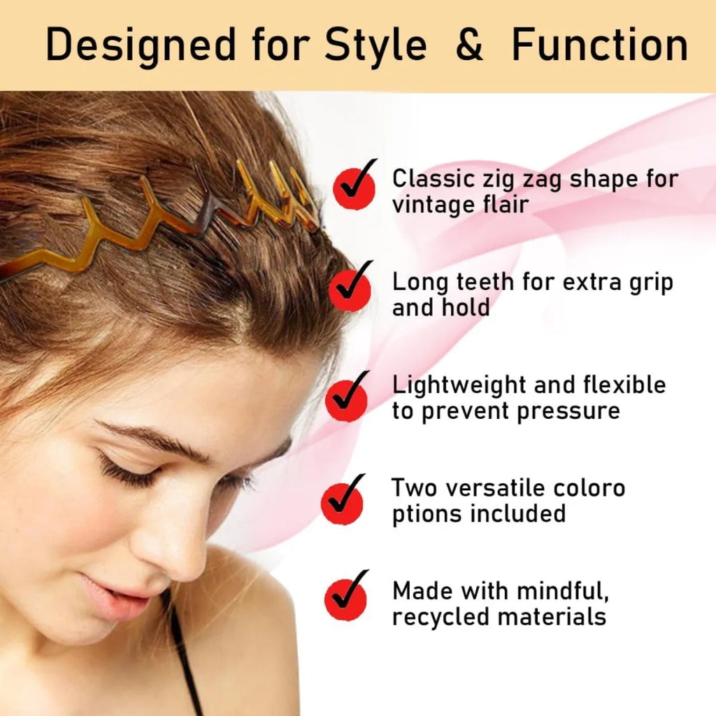 Zig Zag Headband Set
