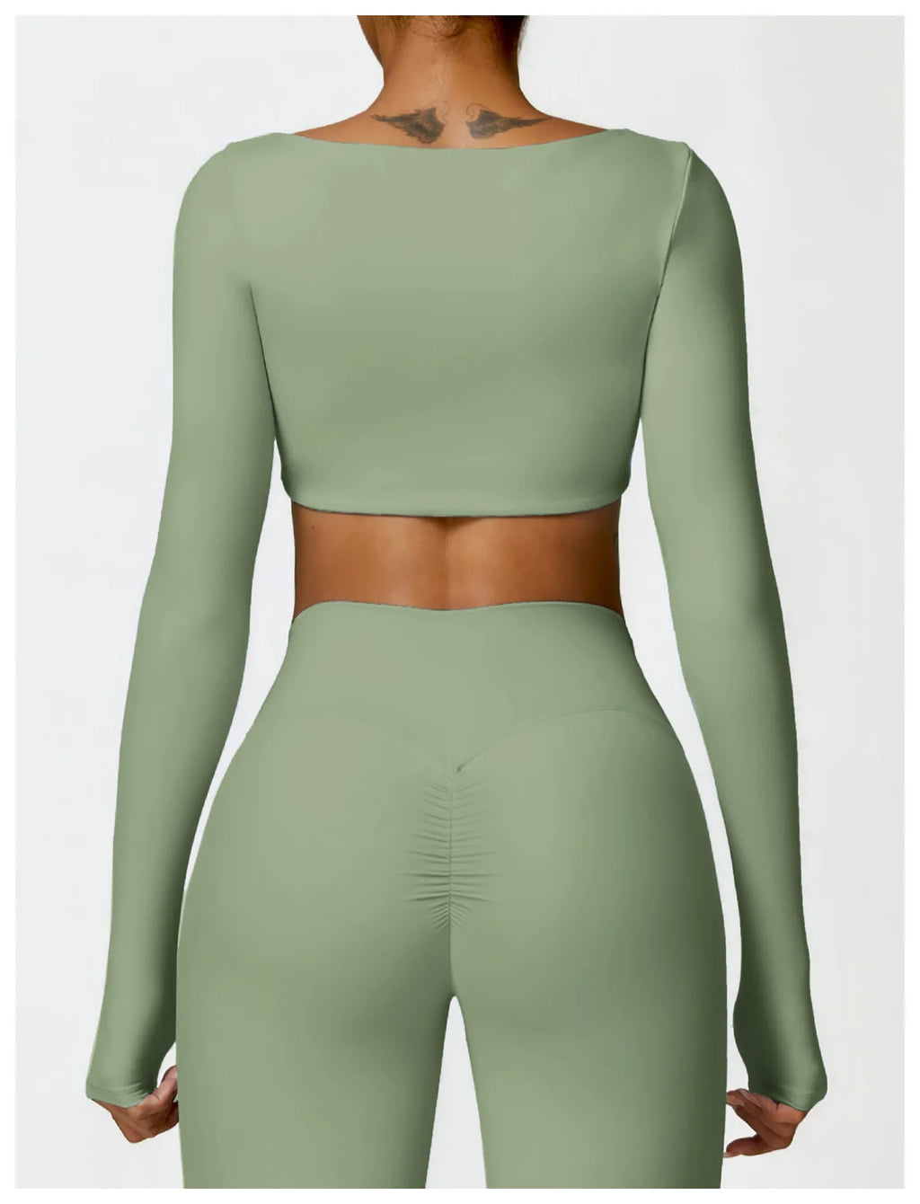 New Yoga Long sleeved Women's Outdoor Running Fitness Wear T-shirt Long sleeved Yoga Shirt Gym Push Up Workout Single Piece Top