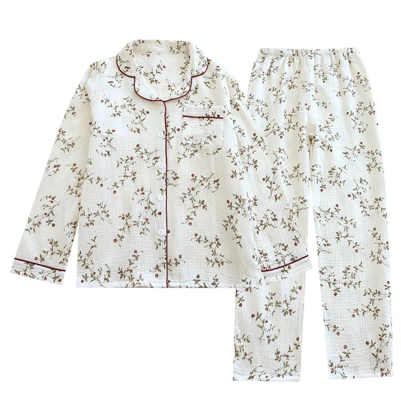 Crepe Cardigan Lounge Set