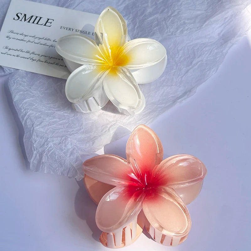 Flower Hair Claw Set