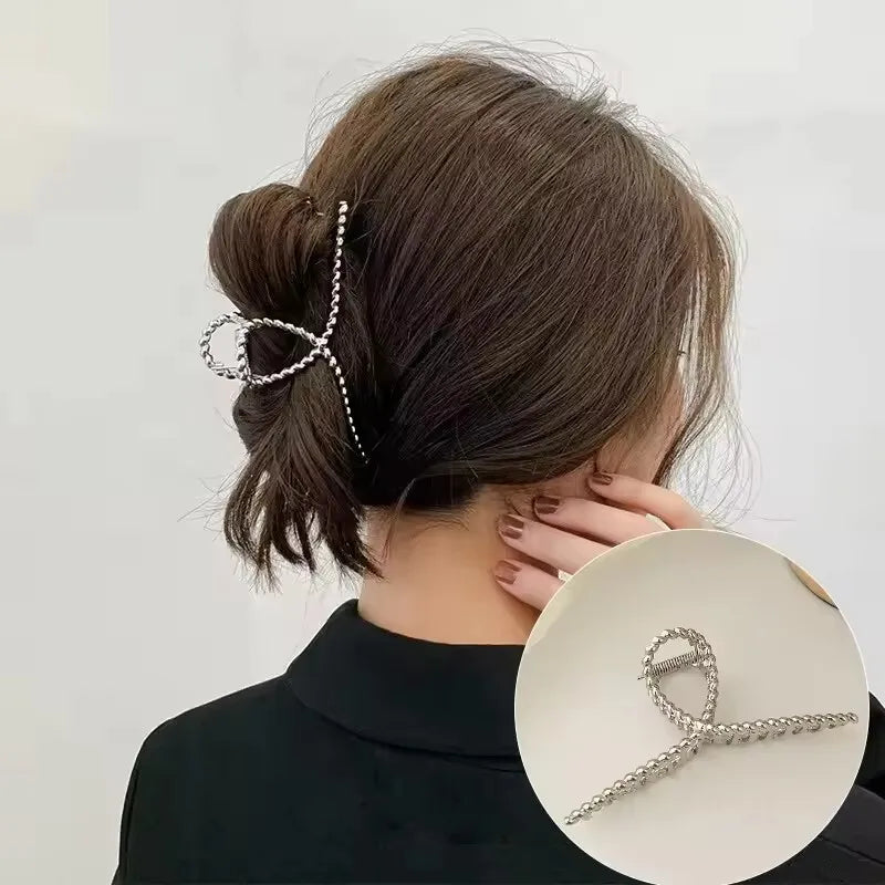 Geometric Metal Hair Claw