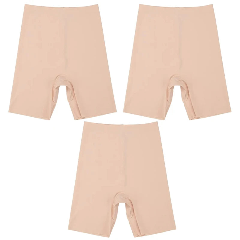 Flarixa Seamless High Waist Women Long Leg Girdle Panty Comfortable Seamless Long Panties Tummy Tight Seamless Shorts Panties