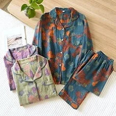 Crepe Cardigan Lounge Set