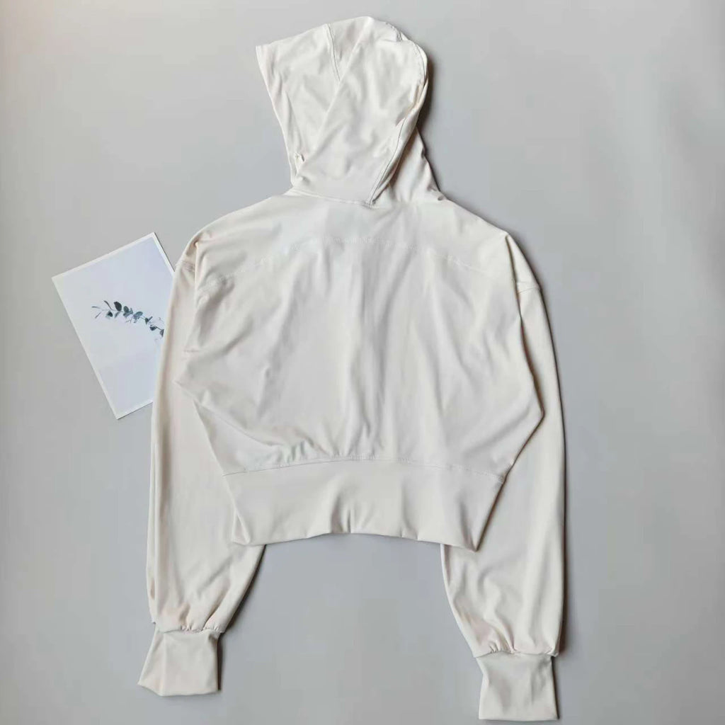 Women's Hooded Running Jacket Cycling Coat Yoga Jogging Shirt Tights Outdoor Sports Gym Clothing Running Wear Sportswear