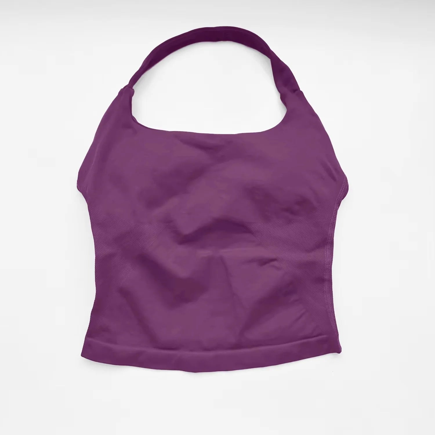 NCLAGEN NEW Halter Top Gym Clothes Woman Removable Chest Pad Yoga Tank Tops Push-up Sports Bra Fitness Workout Activewear