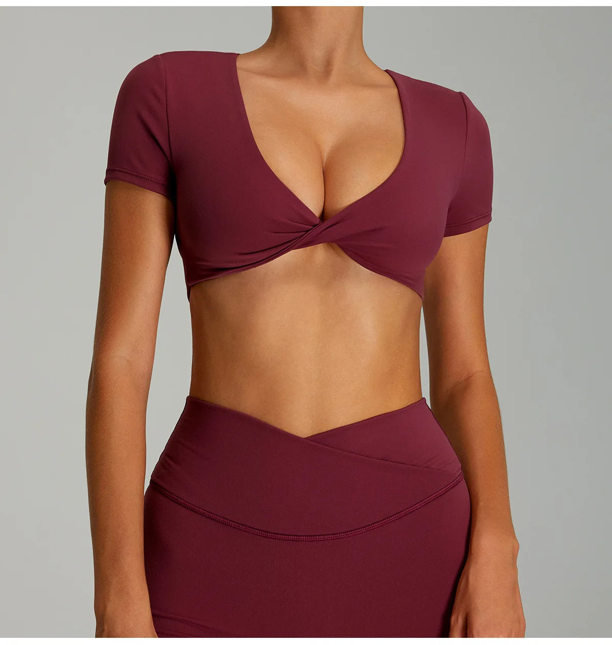 Open Back Crop Top