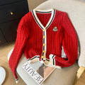 V-Neck Cashmere-Blend Pullover