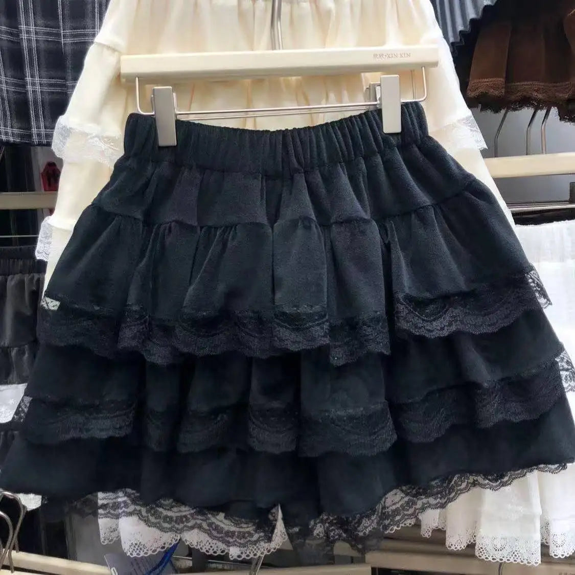 Y2K Riveted Belt A-Line Denim Mini Skirt