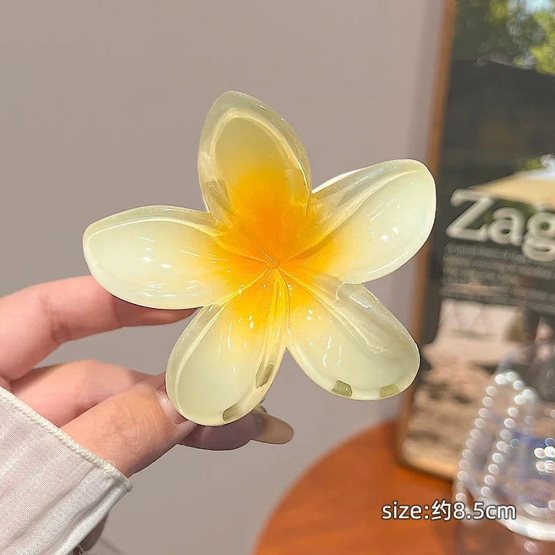 Floral Hair Claw Clip