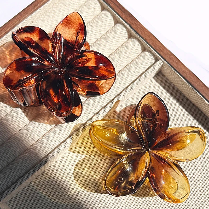 Flower Hair Claw Set