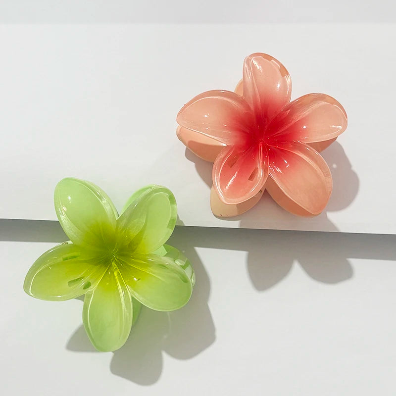 Floral Hair Claw Clip