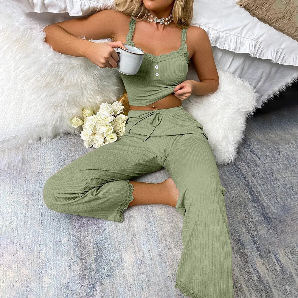 Satin Cozy PJ Set
