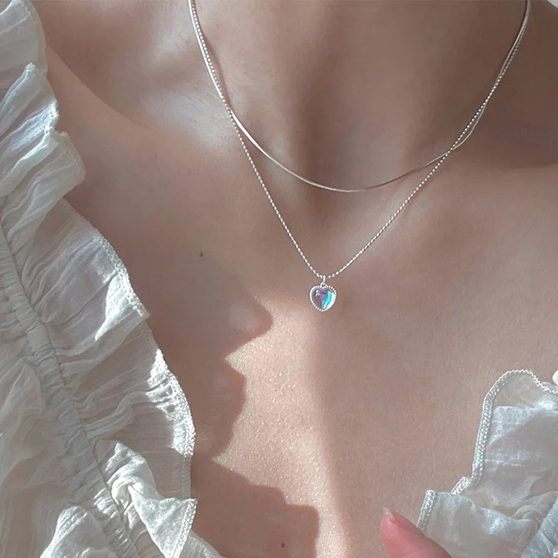 Butterfly Double Layer Clavicle Necklace