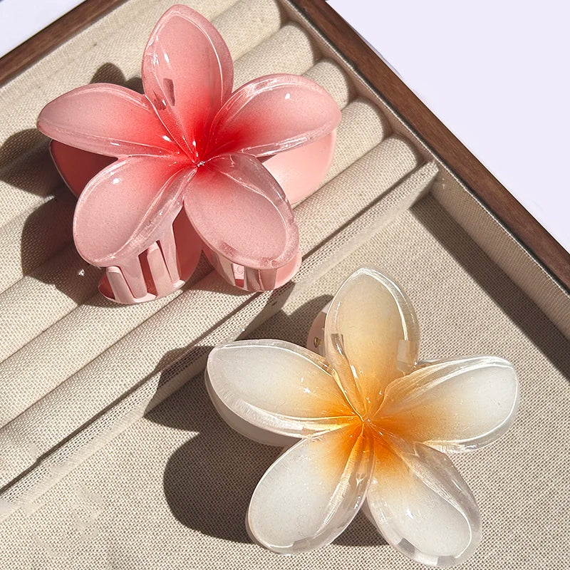 Flower Hair Claw Set
