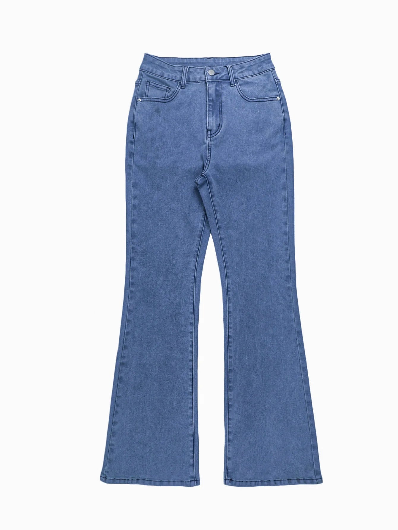 Saint Ivy Wide Leg Distressed Jeans