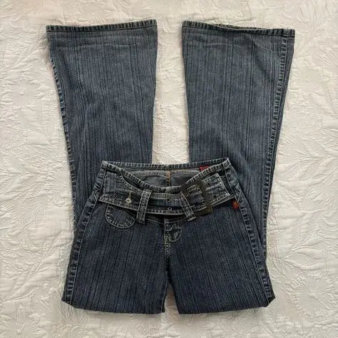 Y2K Low Rise Flare Jeans