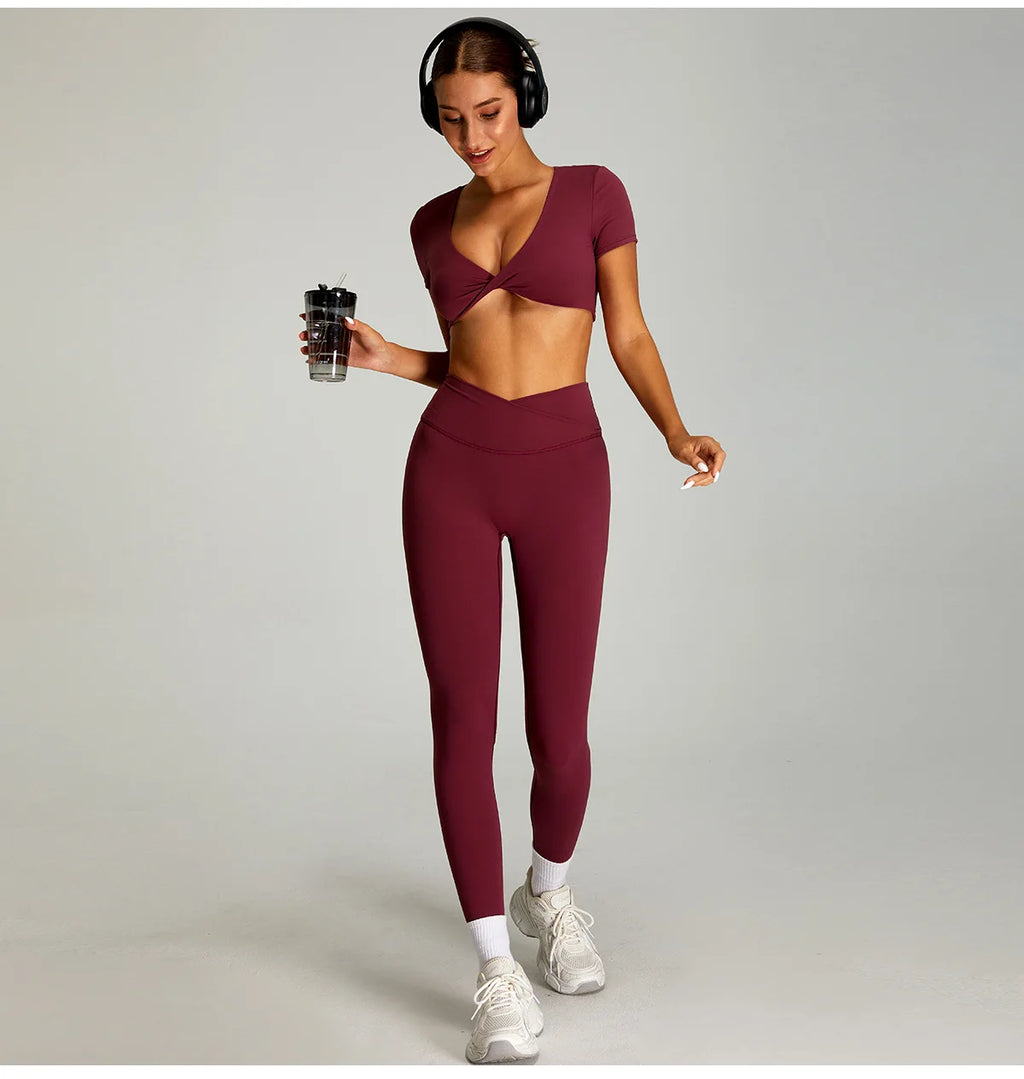 Open Back Crop Top