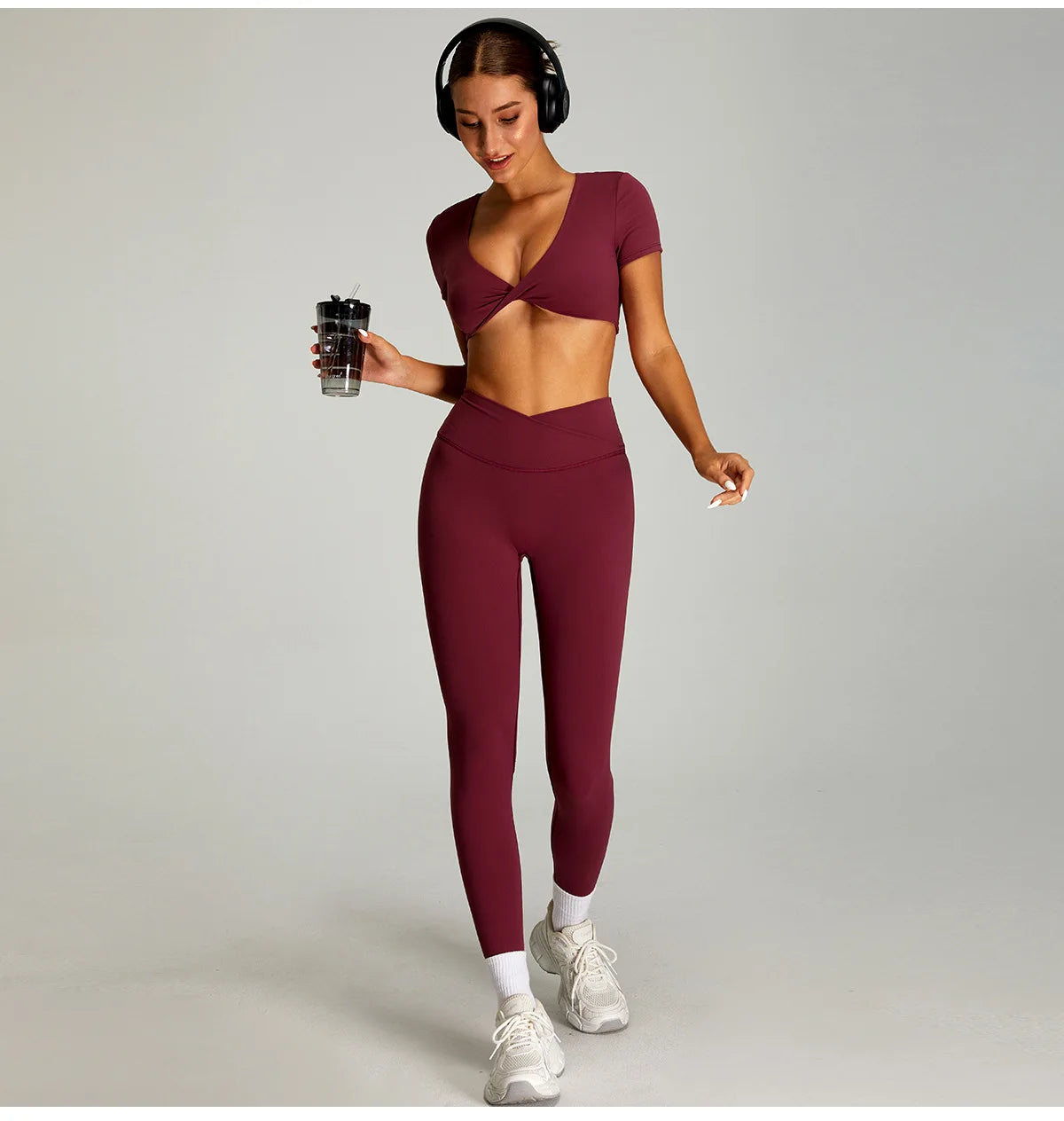 Open Back Crop Top