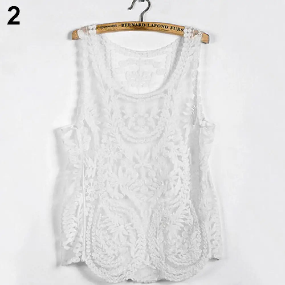 Lace Crochet Tank Top