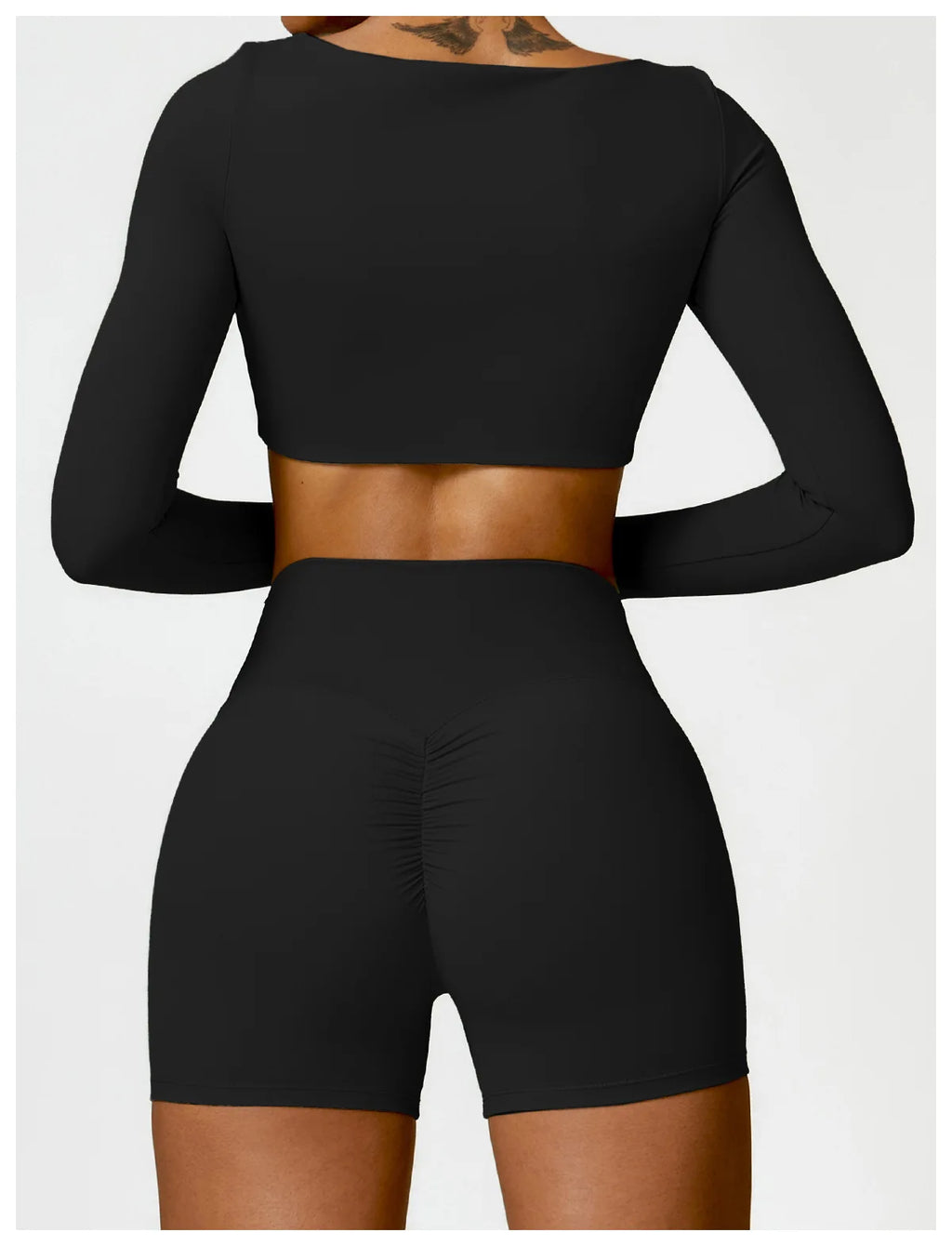New Yoga Long sleeved Women's Outdoor Running Fitness Wear T-shirt Long sleeved Yoga Shirt Gym Push Up Workout Single Piece Top