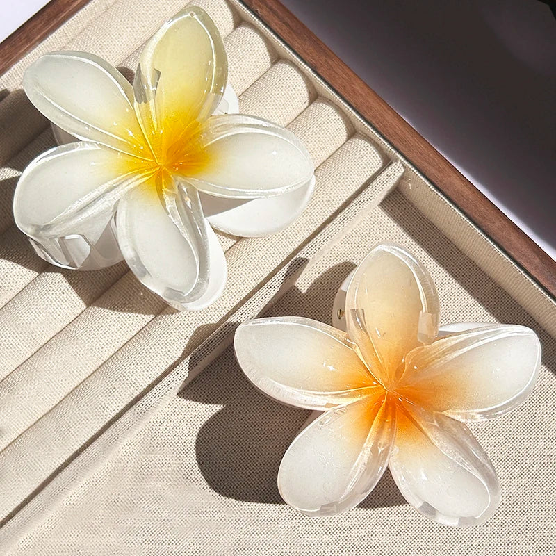 Flower Hair Claw Set
