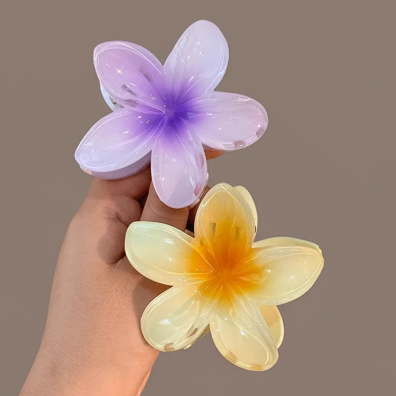 Floral Hair Claw Clip