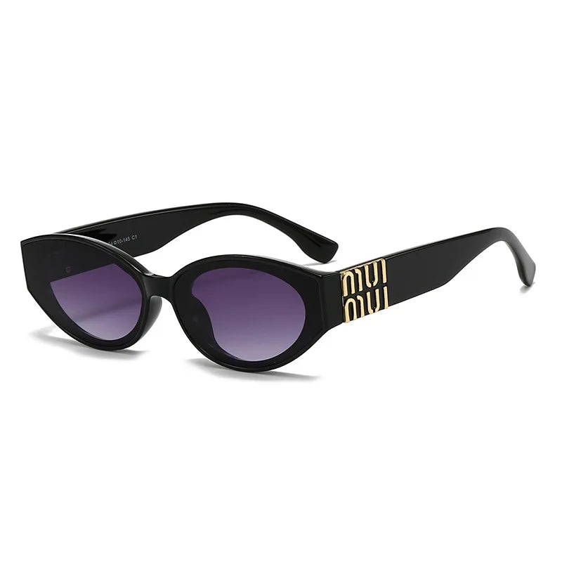 Oval Gradient Sunglasses